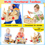 Montessori Wooden Toolbox Pretend