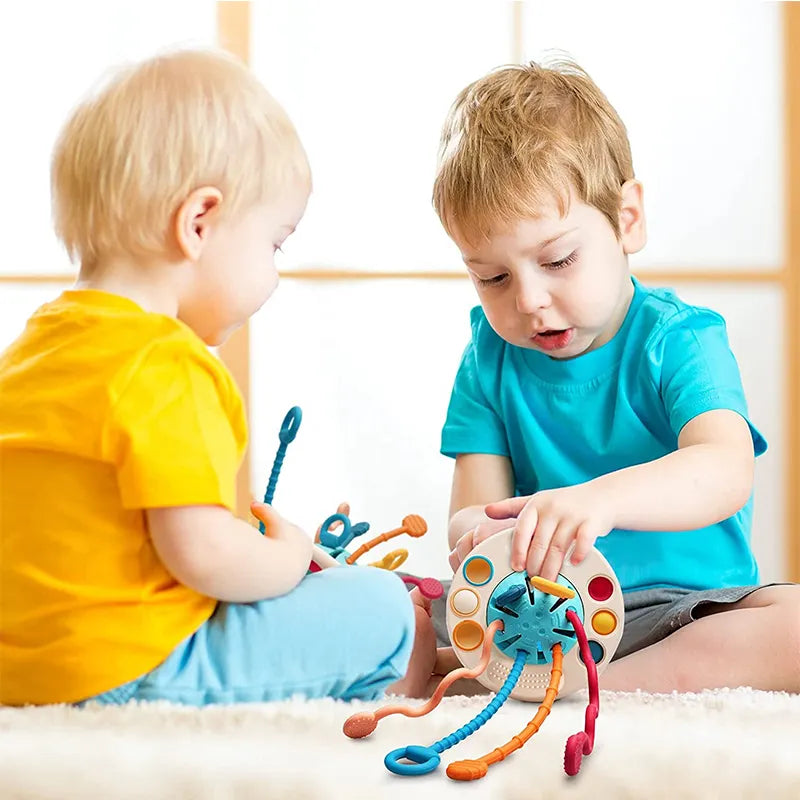 Montessori Silicone Pulling Toy