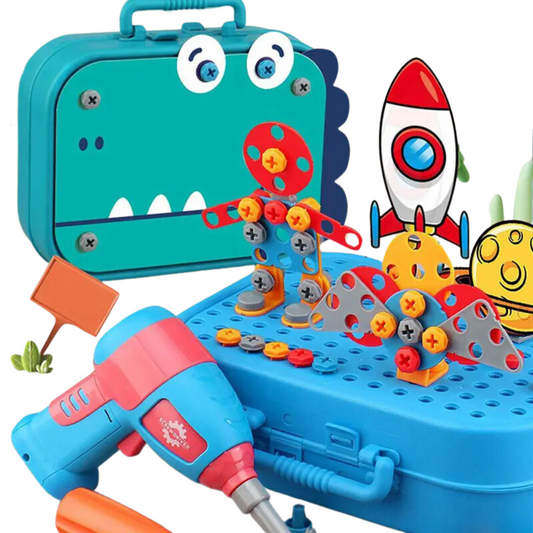 Montessori Pretend Play Drill Toys Set