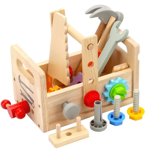 Montessori Wooden Toolbox Pretend